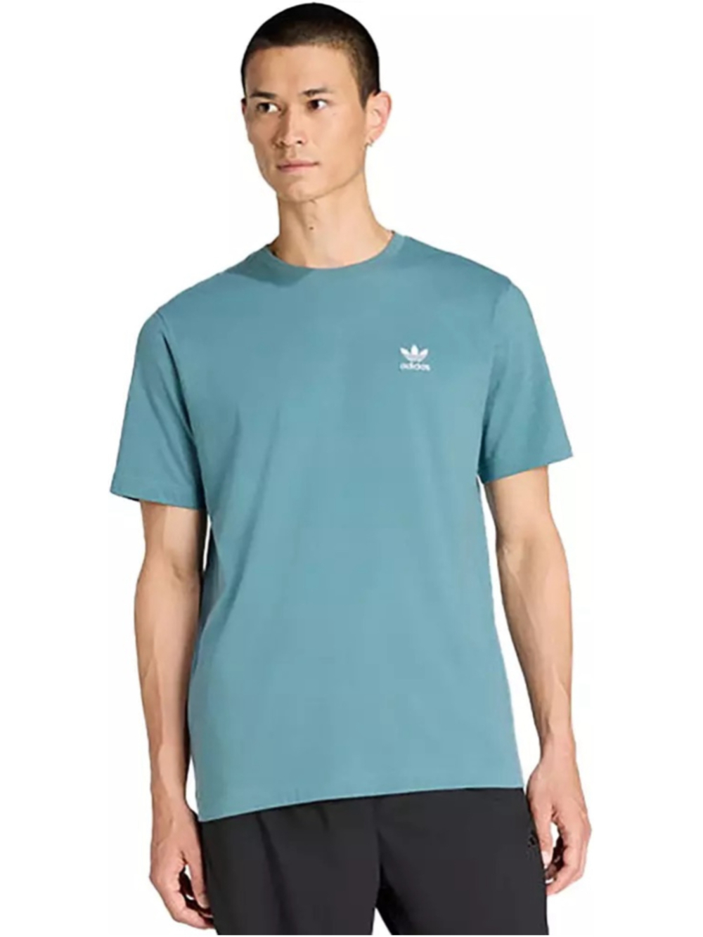 Men's Adidas Teal Short Sleeve Tee s with White Logo g95